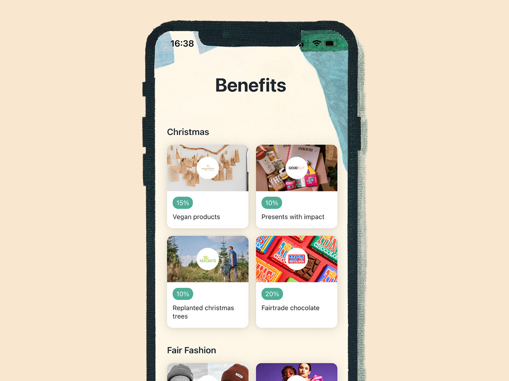 tomorrow service: benefits screenshot